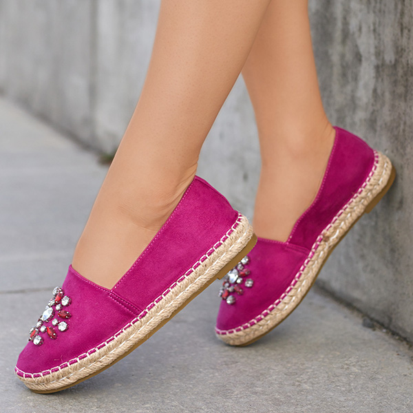 Damen Schuhe Flache Schuhe Espadrilles und Sandalen Etro Espadrilles in Pink 
