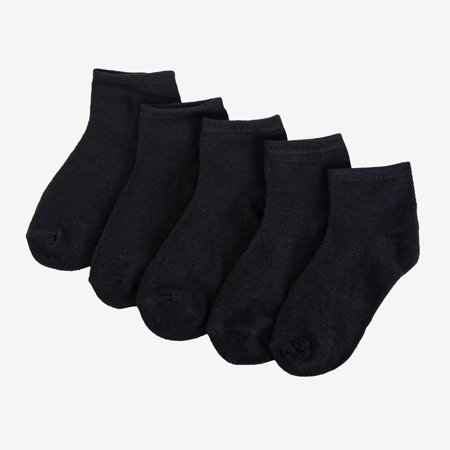 5er Pack schwarze Jungensocken - Socken
