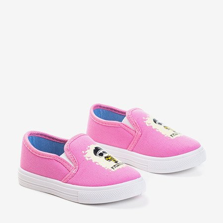 Beeren rosa Slip-On-Sneakers für Kinder - Schuhe