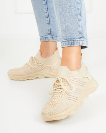 Beige Damen-Sneaker Serinto - Footwear