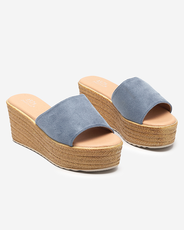 Blaue Damen-Keilsandalen Bralissa - Footwear