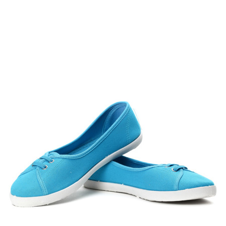 Blaue Turnschuhe schlüpfen in Aubriella- Schuhe 1