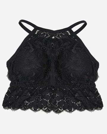 Bralette-BH aus schwarzer Spitze für Damen - Underwear