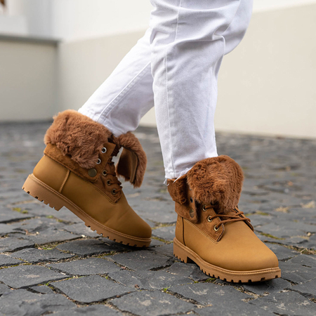 Camel Damen-Schnür-Wanderstiefel Trippy - Footwear