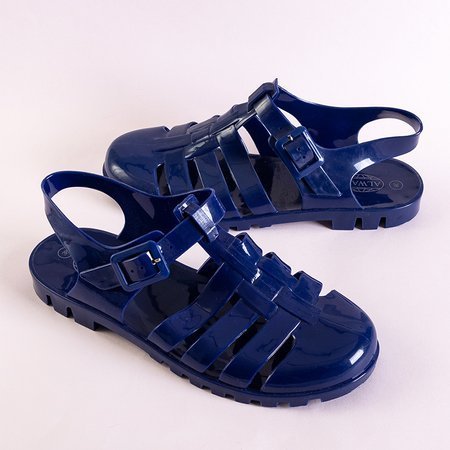 Gladisy dunkelblaue Gummisandalen für Damen - Schuhe