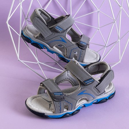 Graue Abbu-Klettsandalen für Jungen - Schuhe