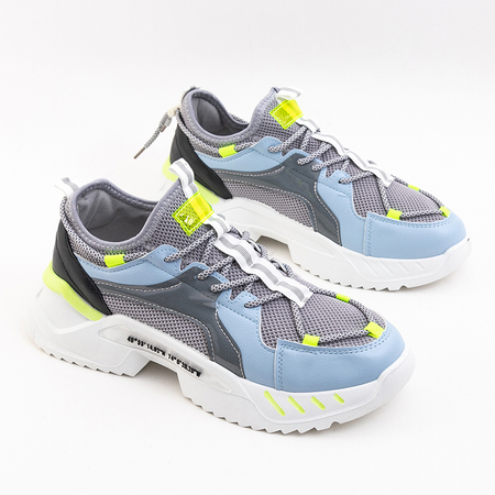 Herren-Sportschuhe mit Neon-Elementen Aitaro- Footwear