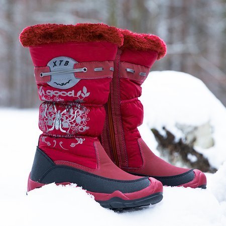 Ianas kastanienbraune Schneeschuhe für Kinder - Schuhe