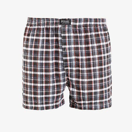 Karierte Herren-Shorts - Unterwäsche