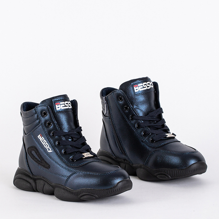 Marineblaue Sportstiefel für Mädchen Umisoko - Schuhe
