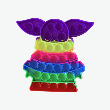 Mehrfarbiges POP IT-Sinnesspielzeug - Spielzeug