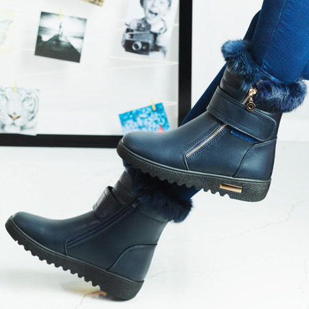 Monti navy insulated snow boots - Footwear