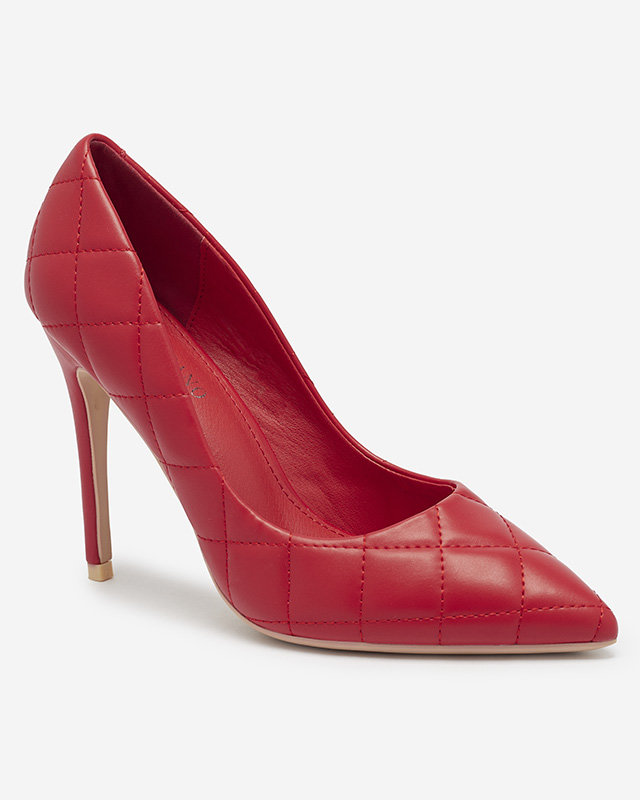 OUTLET Damen gesteppte Pumps in roter Farbe Duclisa- Footwear