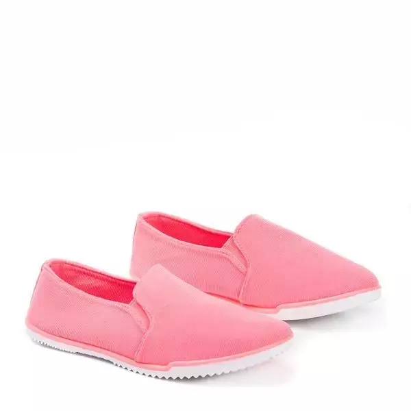 OUTLET Neonpinke Kinder-Sneaker zum Hineinschlüpfen Swetselia - Schuhe