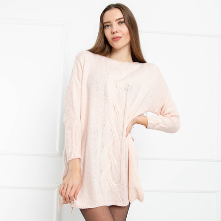 Rosa Tunika-Pullover für Damen - Kleidung