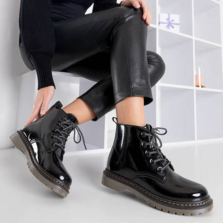 Schwarz lackierte Sereia-Taschen für Damen - Schuhe