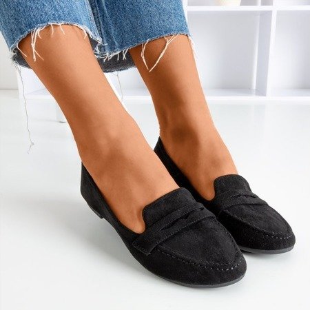 Schwarze Damenhalbschuhe Loures - Footwear 1