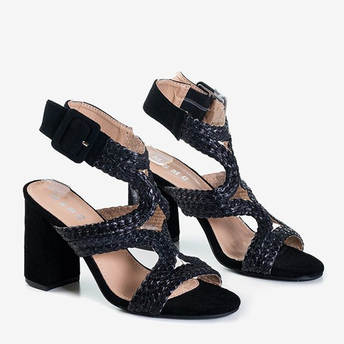 Schwarze Sandalen auf einem hohen Pfosten Viesia - Footwear - schwarz