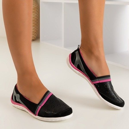 Schwarze Slip-On-Sneakers für Damen Lika - Footwear
