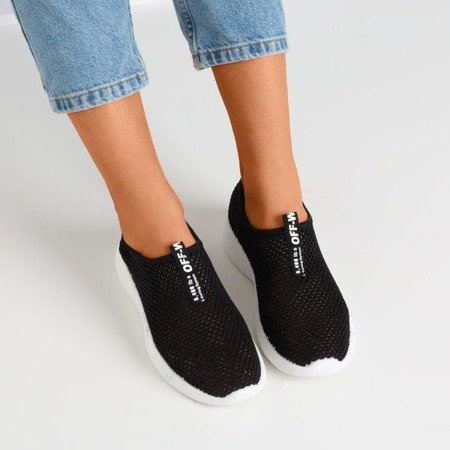 Schwarze Slip-On-Sportschuhe für Damen - auf Poliea - Schuhe 1