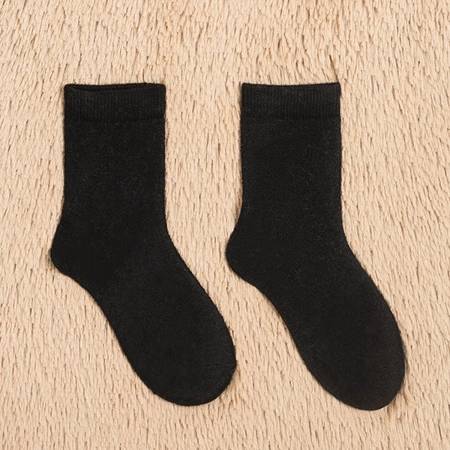 Schwarze Wollsocken für Frauen - Socken