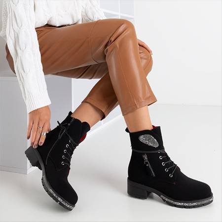 Schwarze, matte Exione-Taschen für Damen - Schuhe