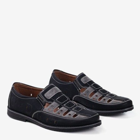 Schwarze und graue Herrenschuhe Lenni - Footwear