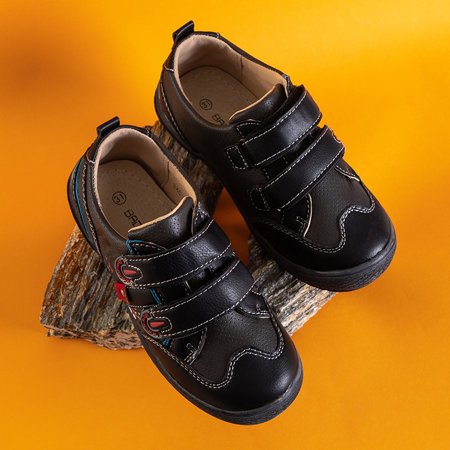 Schwarze und graue Jungensportschuhe Tiguar - Schuhe