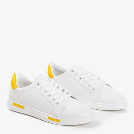 Tanami weiße und gelbe Herrenschuhe - Schuhe