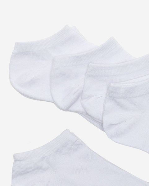 5 / Packung weiße Damensocken - Unterwäsche