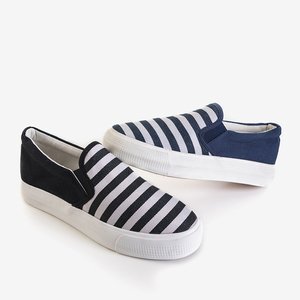 Apollonia dunkelblaue Damen Slip-On-Sneakers - Schuhe