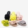 Beige Flip-Flops mit Schleife Sabella - Footwear 1