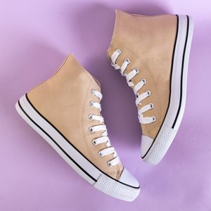Beige High-Top Skarllet Sneakers für Damen - Schuhe