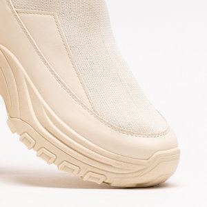 Beige Sport-Sneaker für Damen Berida - Footwear