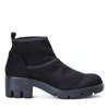 Black Soberane low-heel boots - Footwear