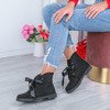 Black, suede Melanie footwear