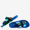 Blaue Flip-Flops mit holographischem Finish Sumire - Footwear 1
