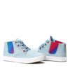 Blaue High-Top-Sneaker Yamileth- Footwear