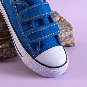 Blaue Kinderschuhe mit Klettverschluss Remi - Footwear