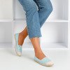 Blaue durchbrochene Jasad-Espadrilles - Schuhe 1
