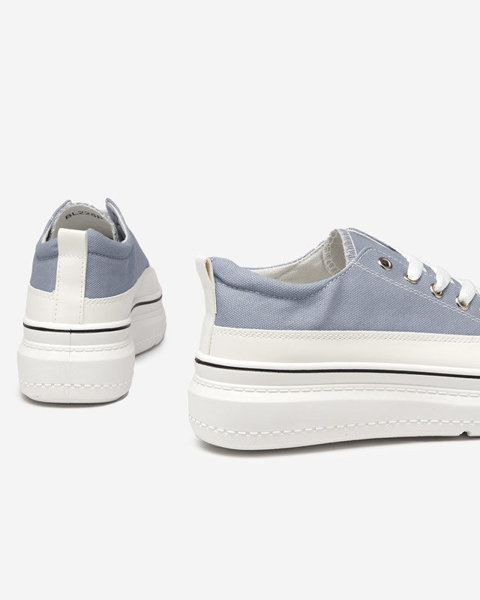 Blaue und graue Damen-Sneaker auf der Veritar-Plattform - Schuhe
