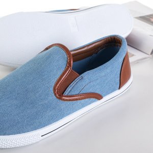 Blauer Jeans-Slip für Herren von Groman - Footwear