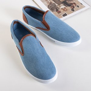 Blauer Jeans-Slip für Herren von Groman - Footwear