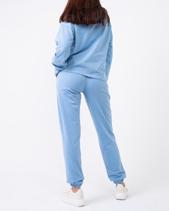 Blauer Trainingsanzug für Damen - Kleidung