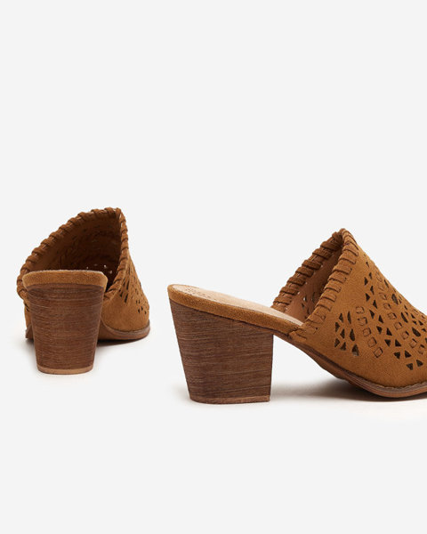 Braune Aqarion-Schuhe mit hohen Absätzen für Damen - Footwear