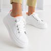 Cathleen White und Orange Damen Sneakers - Schuhe