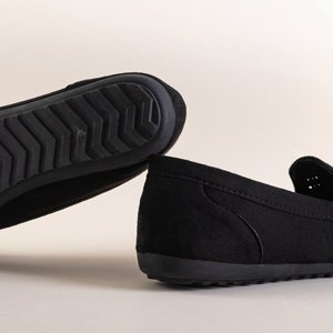 Cexotic schwarze durchbrochene Slipper für Frauen - Schuhe