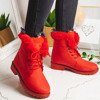 Clotilde rot isolierte Wanderschuhe - Schuhe