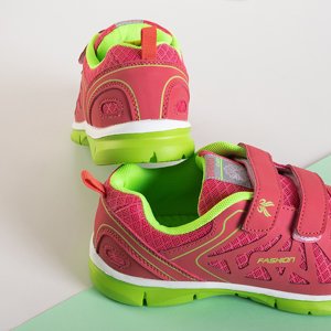 Coral Kindersportschuhe auf einer grünen Frater-Sohle - Schuhe