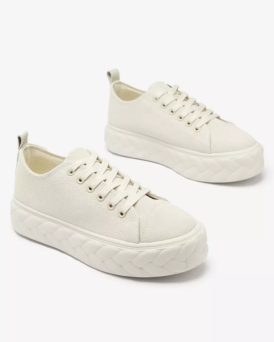 Cream Damen Plateau-Sneakers Sedix - Footwear
